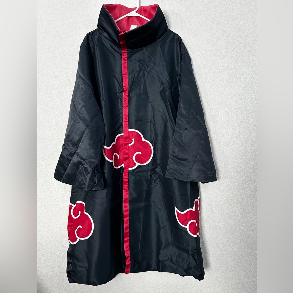 Naruto Shippuden Akatsuki Robe Adult L/XL Lined Cosplay Costume Anime Manga